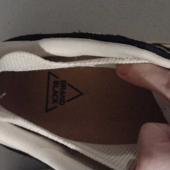 Brandblack Aura 130 Pony Hair Sneakers free people animal print zebra size 8 - Picture 7 of 9